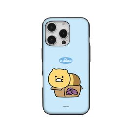 [S2B] KAKAO FRIENDS CHOONSIK Magnetic Door Wallet Card Case Compatible with Galaxy – Dual Layer Protective Bumper Phone Case, Card Storage (2) - Made in Korea